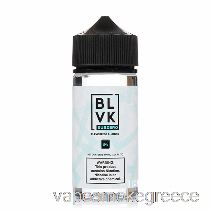 Vape Greece Sub Zero - Blvk - 100ml 6mg